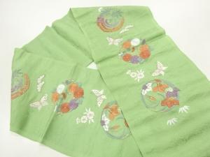 花丸文様刺繍半衿
